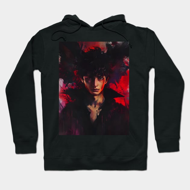 Soul-Shaking Despair: Unleashing Devilman CryBaby's Dark Fantasy Hoodie by insaneLEDP